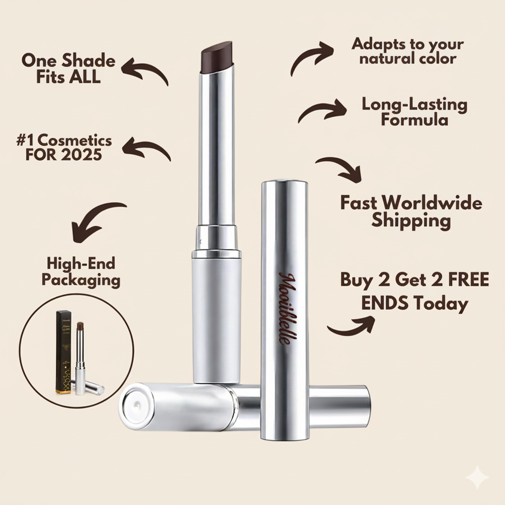 Intensiver brauner Honig-Lippenstift – Von Mooibelle
